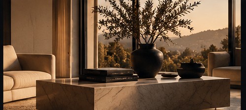 Refined contemporary interior design